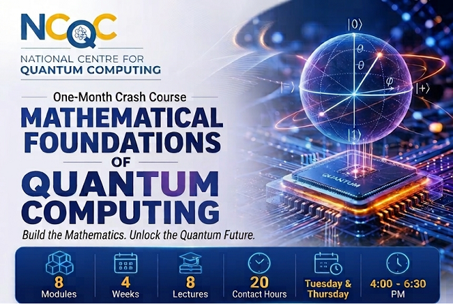 Mathematical Foundations of Quantum Computing – One-Month Crash Course at NCQC